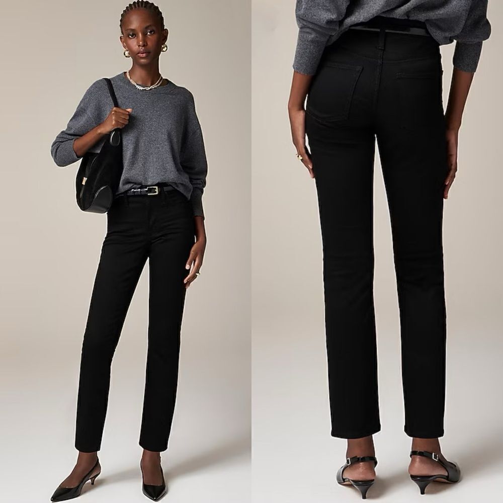 NWT J CREW Slim jean in True black